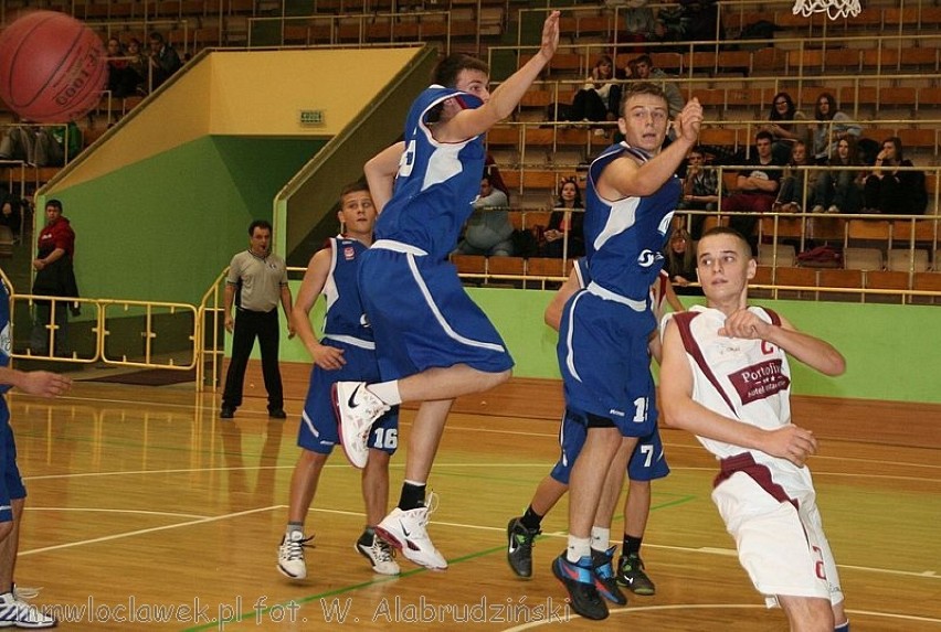Mecz juniorów AKM Portofino-Włocławek - Pierniki Toruń 116:52