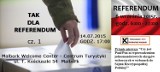 "Tak dla referendum" - spotkanie w Malbork Welcome Center