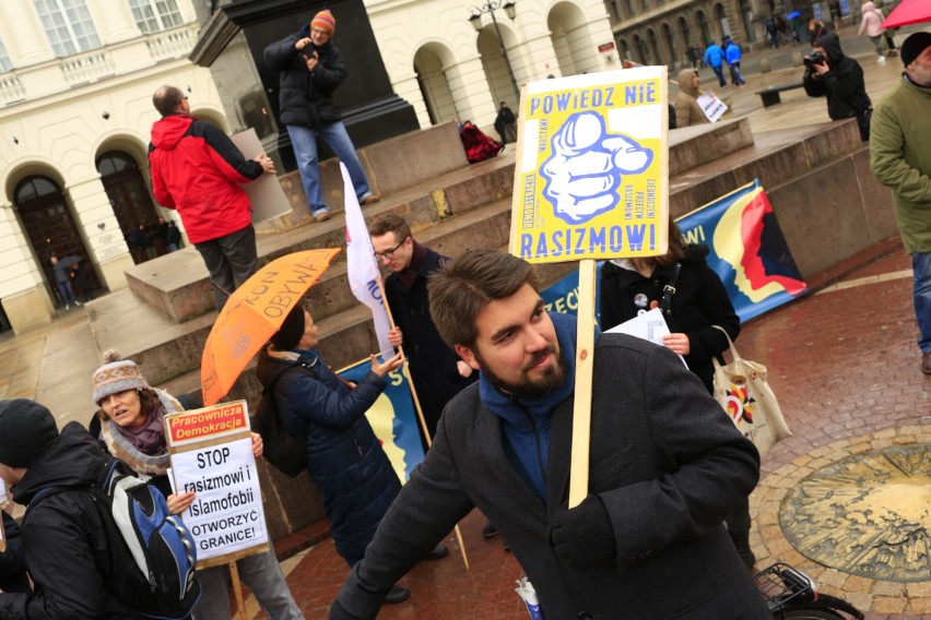 Manifestacja Solidarni przeciwko rasizmowi