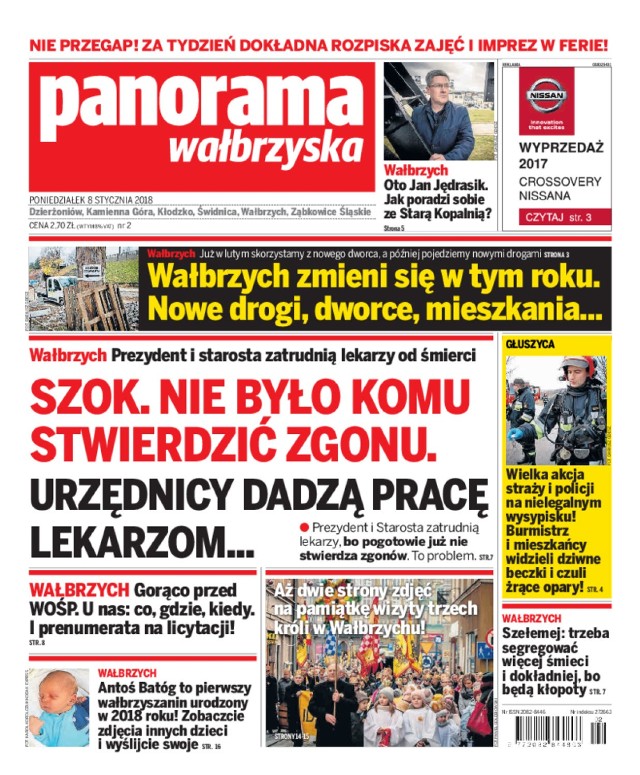 Panorama Wałbrzyska wydanie z 8 stycznia 2018 r.