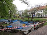 Rozbiórka fontanny w parku Żwirki i Wigury [FOTO]