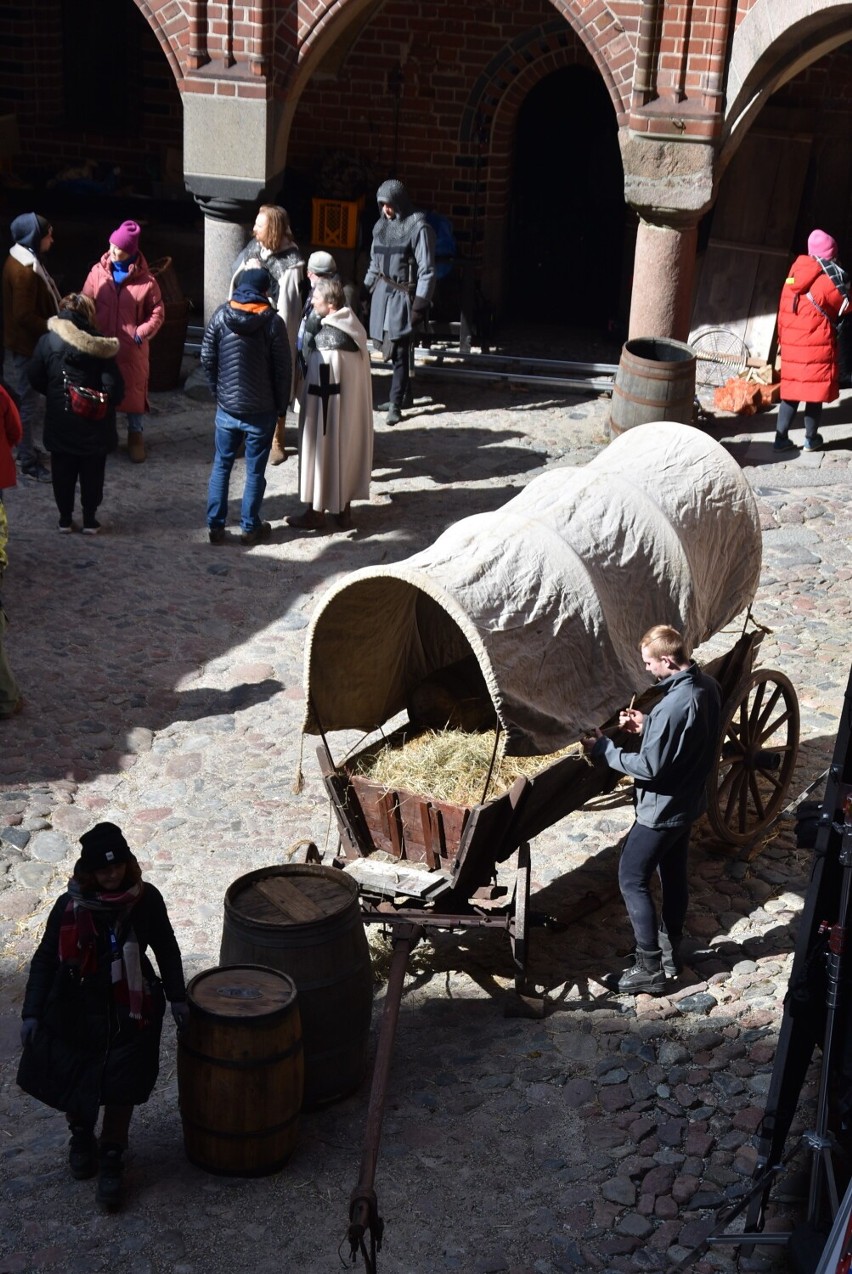 Malbork. "Korona Królów. Jagiellonowie" na zamku. Trwają zdjęcia do nowego sezonu serialu historycznego 