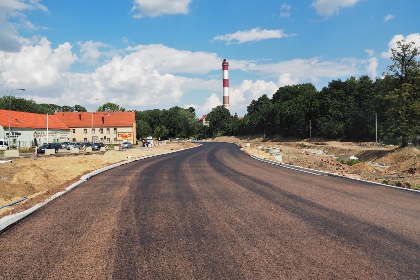 Budowa obwodnicy Wałbrzycha, sierpień 2020