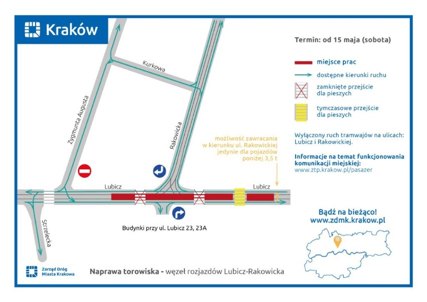 Remont węzła Lubicz-Rakowicka przysporzy kierowcom a przede...