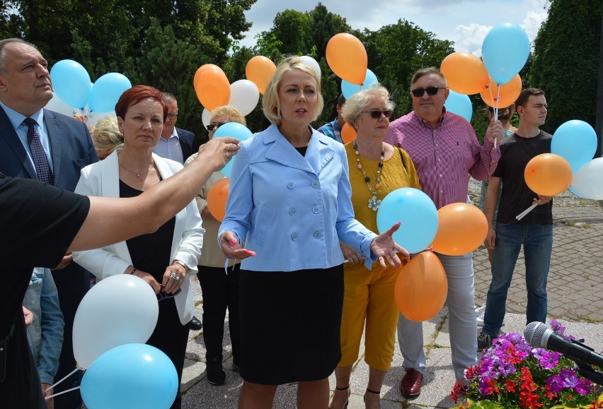 Inauguracja kampanii wyborczej PO w Piotrkowie. Marlena...