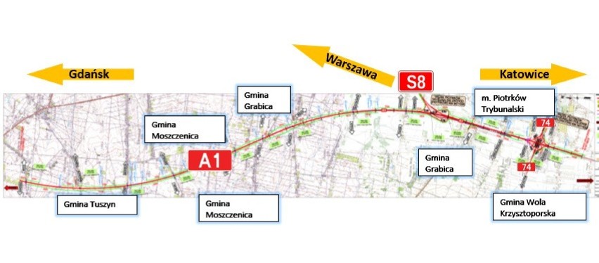 Ruszają prace budowlane na autostradzie A1 w Łódzkiem. Także na odcinku Radomsko – granica woj. śląskiego