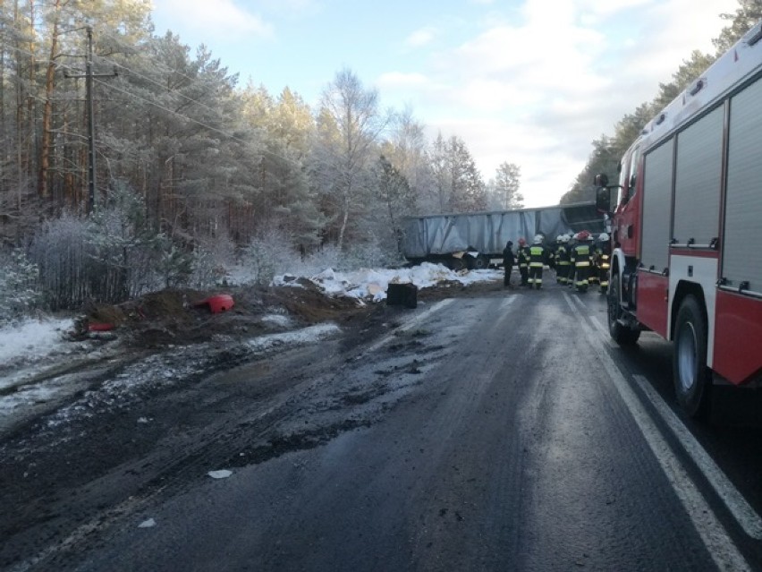 Wypadek drogowy K22 na wysokości m. Trzebieszki