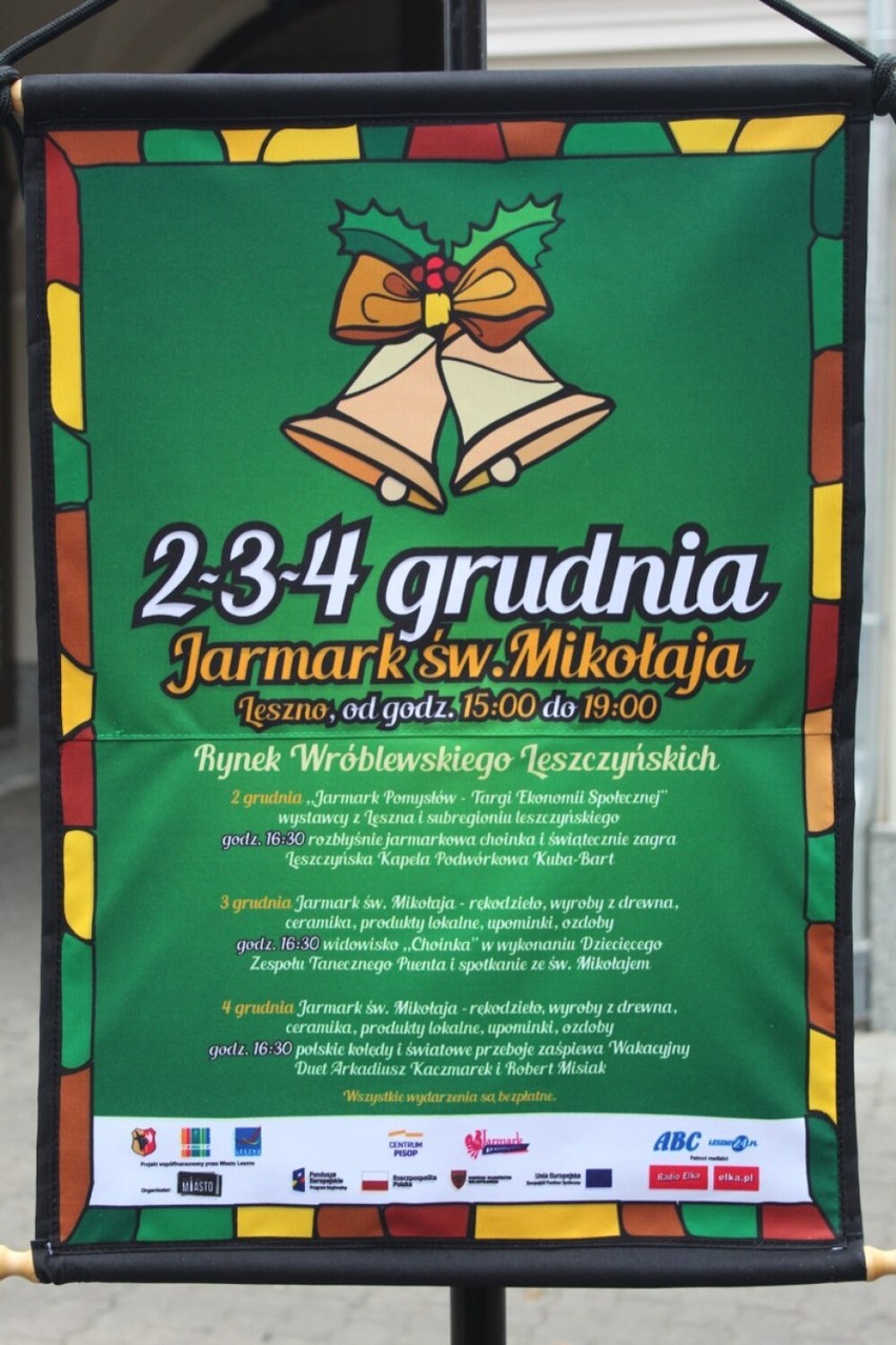 Pierwszy weekend grudnia 2022 będzie w Lesznie bardzo świąteczny. Jarmarki i zdobienie choinek 
