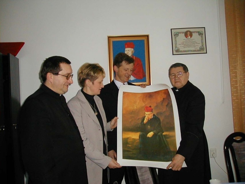 20 lat temu spowiednik kardynała Wyszyńskiego odwiedził sądecką szkołę jego imienia