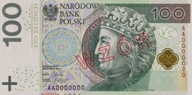 Nowe banknoty z zabezpieczeniami