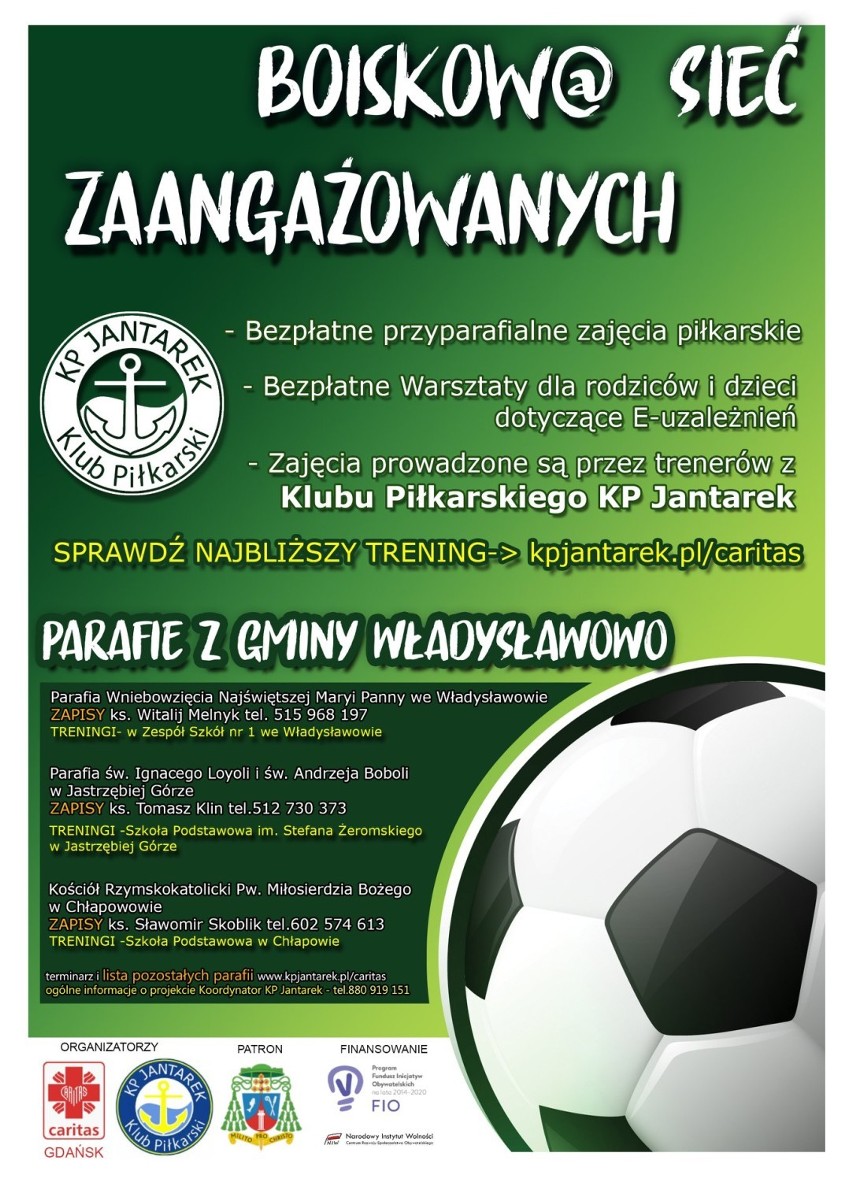Klub Piłkarski Jantarek bierze udział w akcji Boiskow@ Sieć Ludzi Zaangażowanych
