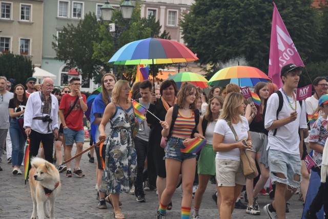 Pomimo obaw, marsz ulicami Wodzisławia przebiegł w spokojnej atmosferze.
