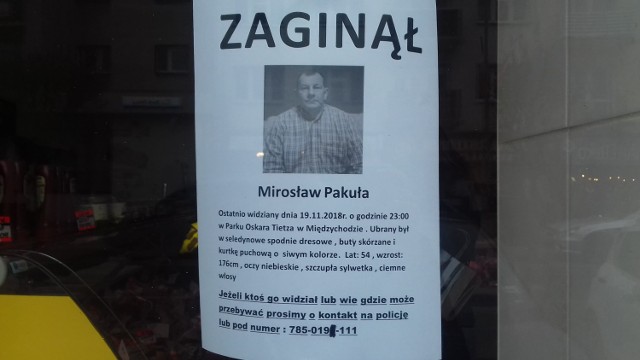 Zaginął Mirosław Pakuła z Międzychodu