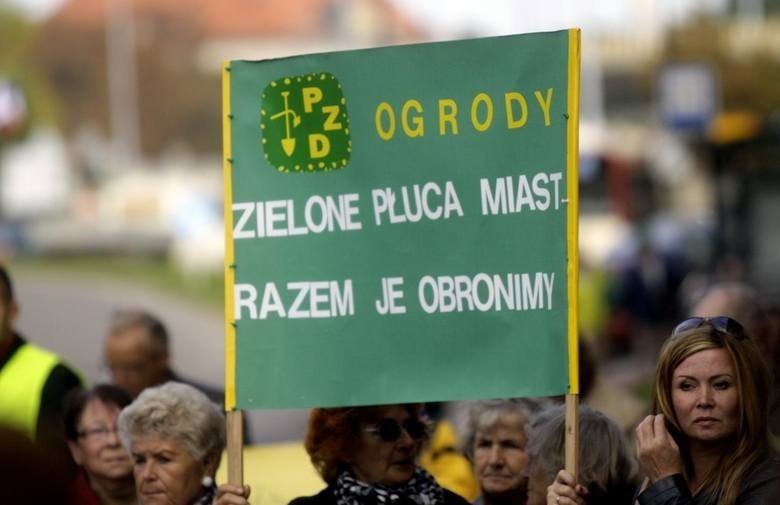 Działkowcy Kwidzyn: Działkowcy protestowali przed Urzędem Wojewódzkim w Gdańsku