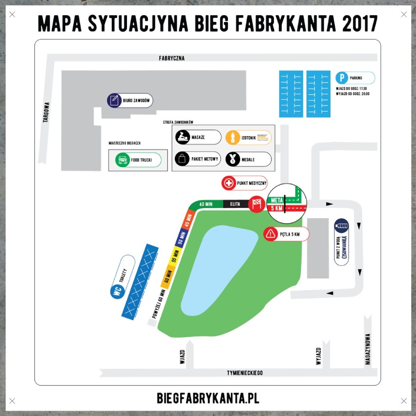 Bieg Fabrykanta 2017. Sprawdź trasę i utrudnienia w ruchu [MAPY]