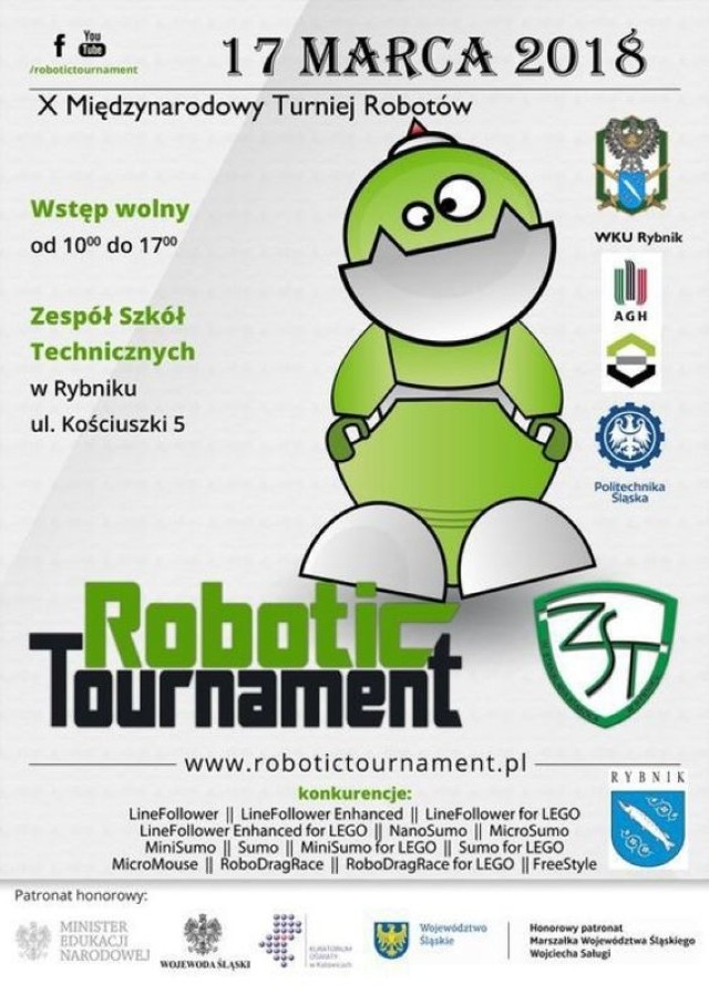 Robotic Tournament w Rybniku już w sobotę! Będzie 370 robotów!