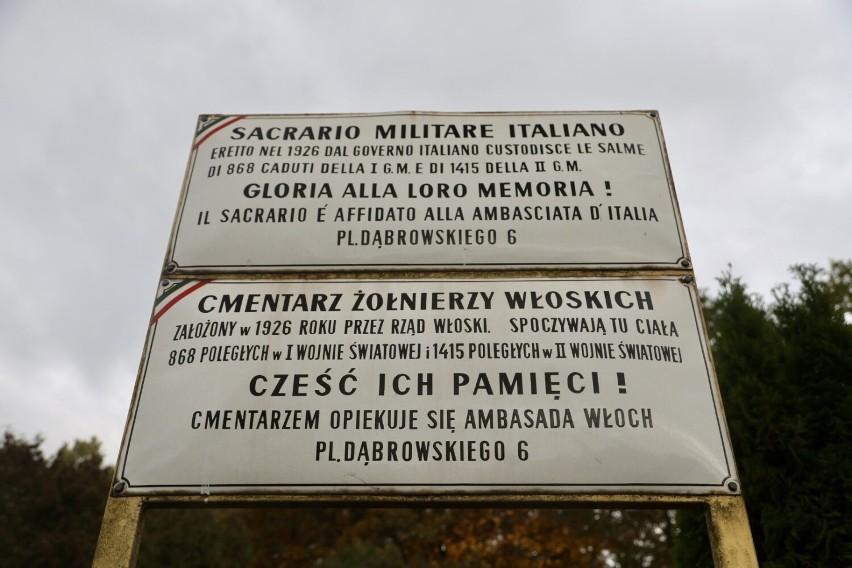 Spoczywa tu ponad 2 tys. włoskich żołnierzy. Warszawski...