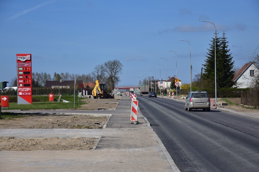Przebudowa drogi wojewódzkiej nr 251 Żnin - Juncewo [kwiecień 2020, zdjęcia] 