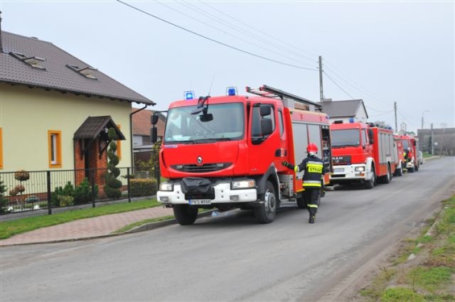 GMINA KOŚCIAN. Pożar w kotłowni w domu w Bonikowie