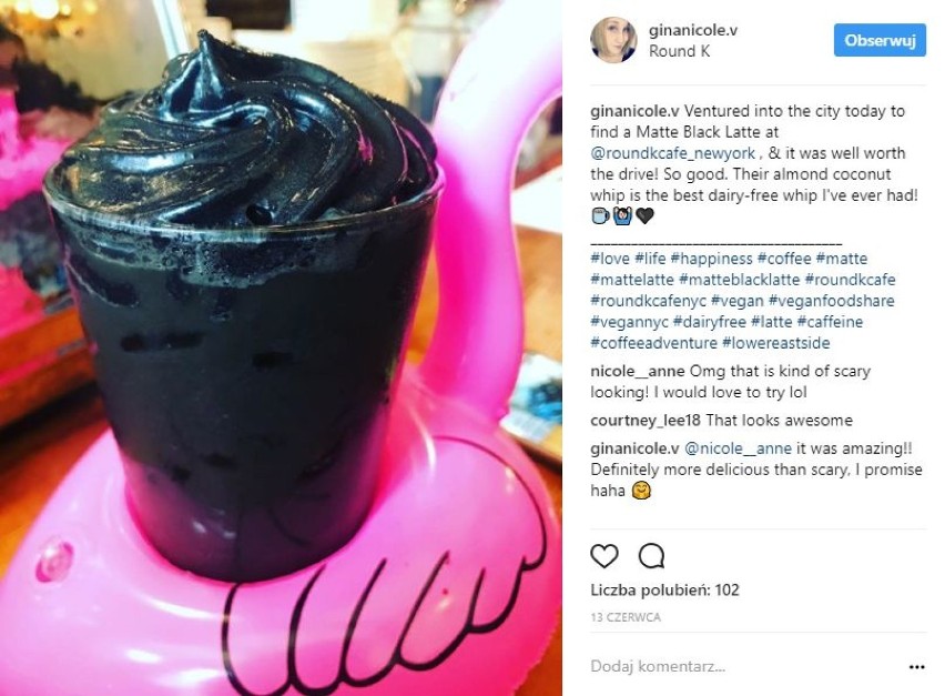 Black Latte to hit Instagrama. Taką kawę wypijecie też w...