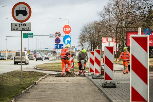 ZDMiKP przedstawia raport z budowy infrastruktury rowerowej wzdłuż ulicy Fordońskiej w Bydgoszczy