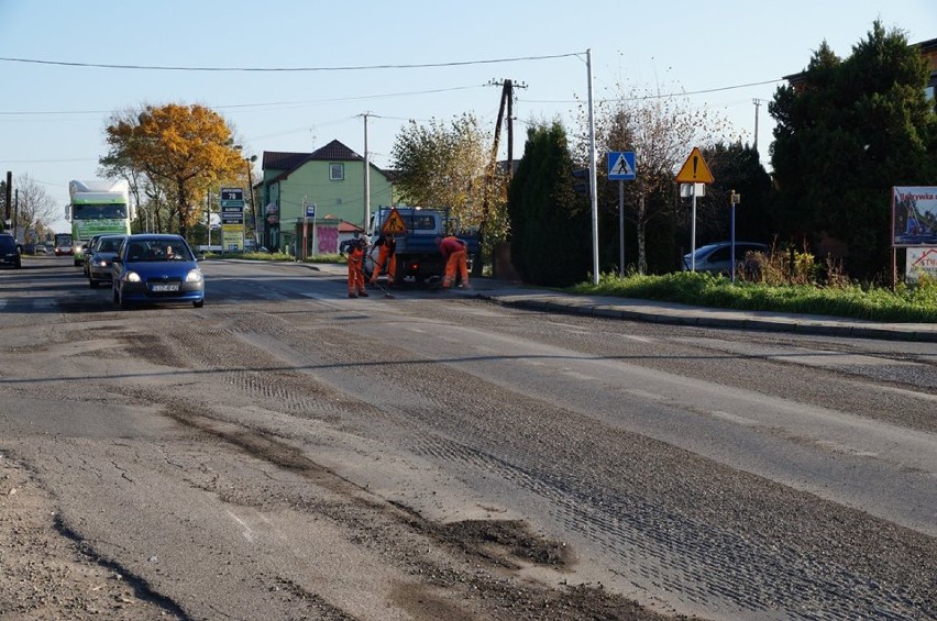 Remontują ulicę Jastrzębską w Wodzisławiu Śl.