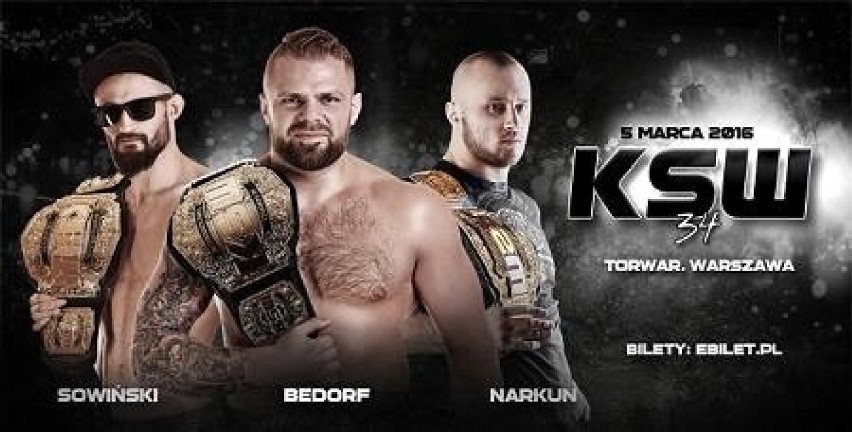 KSW 34 w Warszawie 5.03.16 Kiedy, o której, kto walczy....