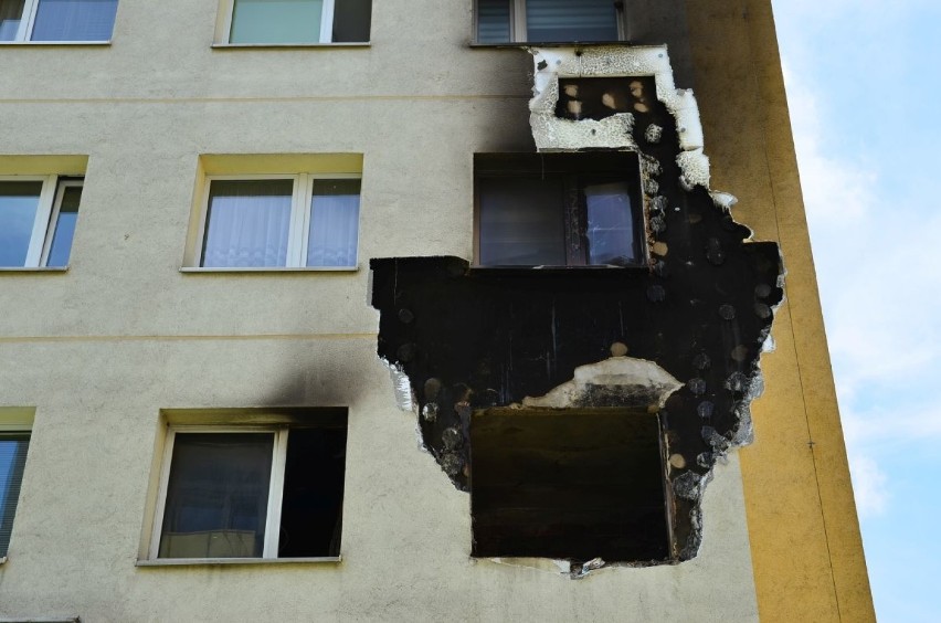 Poznań: Tak wygląda blok po pożarze na Mylnej [ZDJĘCIA]