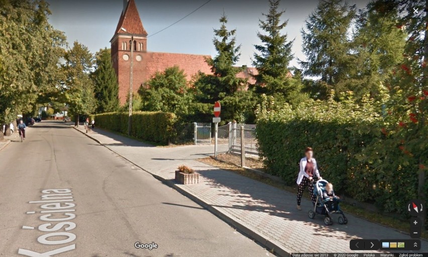 Spacer ulicami Jabłonowa Pomorskiego z Google Street Viev....