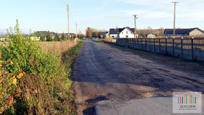 Będzie asfalt na ulicy Działkowej w Złoczewie - ZDJĘCIA