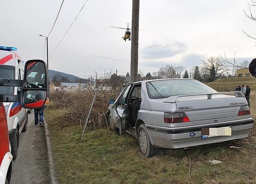 Wypadek w Ustrzykach Dolnych. Na ul. Kolejowej odbywał się...