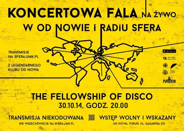 Jako pierwszy na Koncertowej Fali zaprezentuje się zespół The Fellowship of Disco