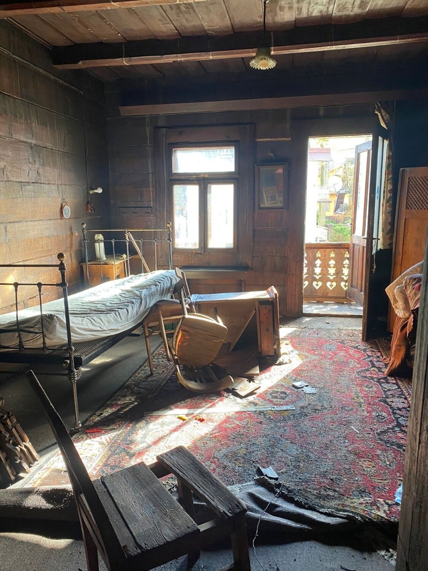 Zakopiański Dom Doktora po pożarze