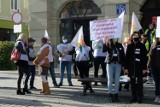 Protest urzędników w Żarach. W środę 16 lutego kolejny raz wyjdą na ulicę, chcą podwyżek płacy o kilkaset złotych