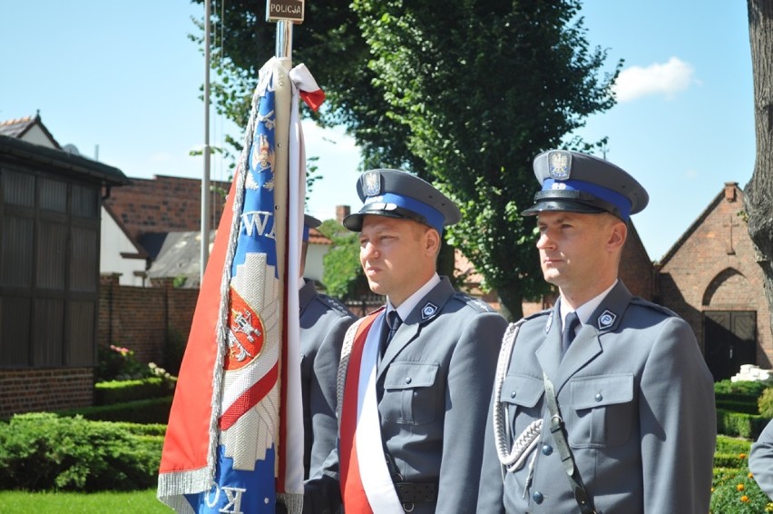 W Śremie: policjanci oraz pracownicy śremskiej komendy...