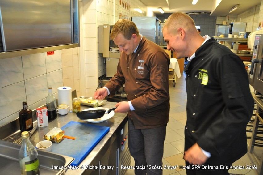 Kucharz Michał Bałazy uczy się od najlepszych kucharzy w Polsce