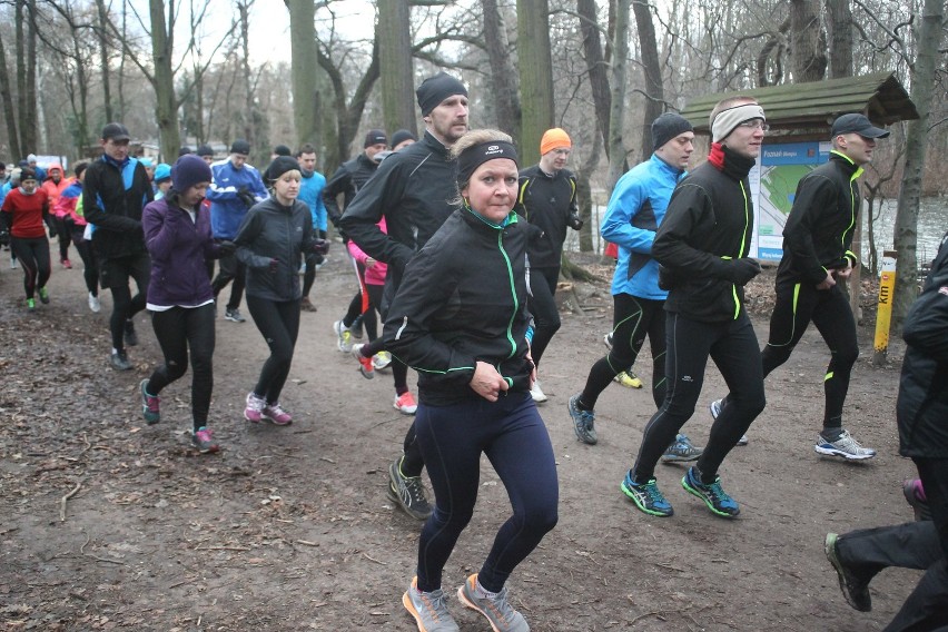 Przygotowania do maratonu  nad Rusałką