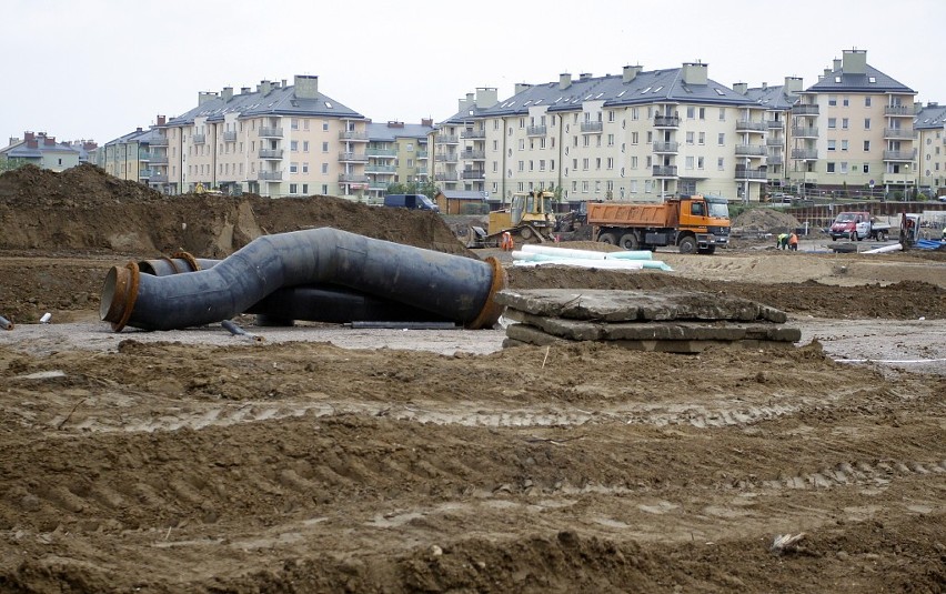 Pył zniknie, gdy skończą się roboty ziemne