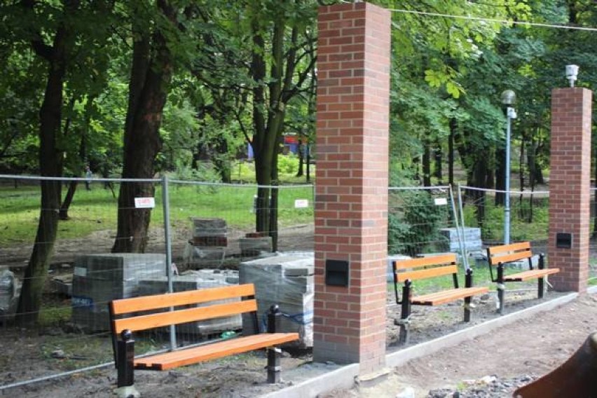 Park Kozioła Ruda Śląska: Remont parku na ukończeniu. Do września będzie gotowy [ZDJĘCIA]