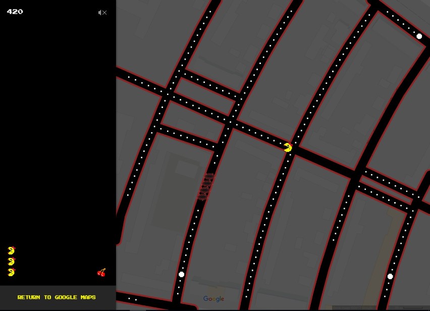 Ms. Pacman na ulicach Warszawy? Google udostępnia popularną...