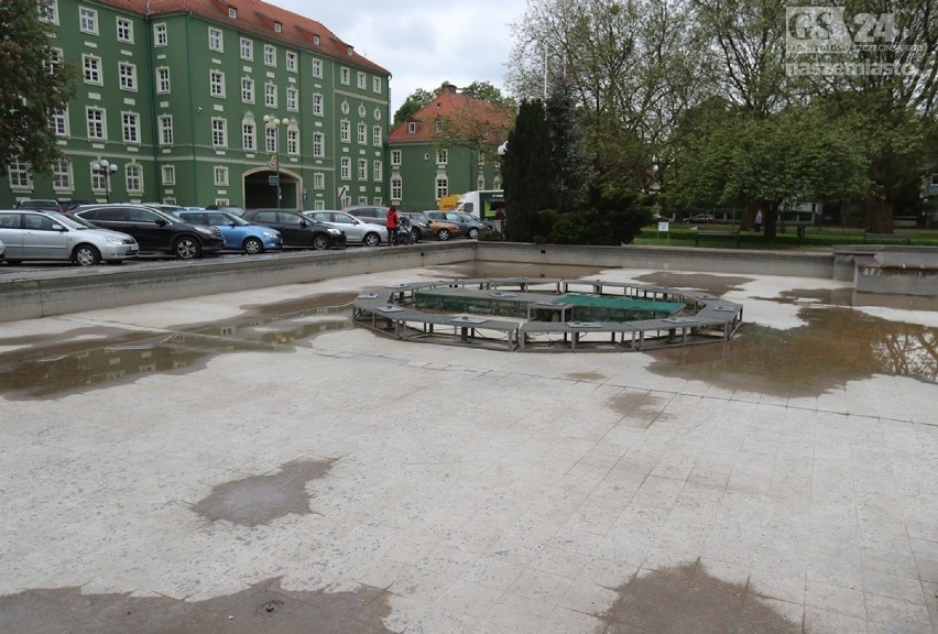 Niektóre szczecińskie fontanny wciąż nie działają. Dlaczego? [ZDJĘCIA]
