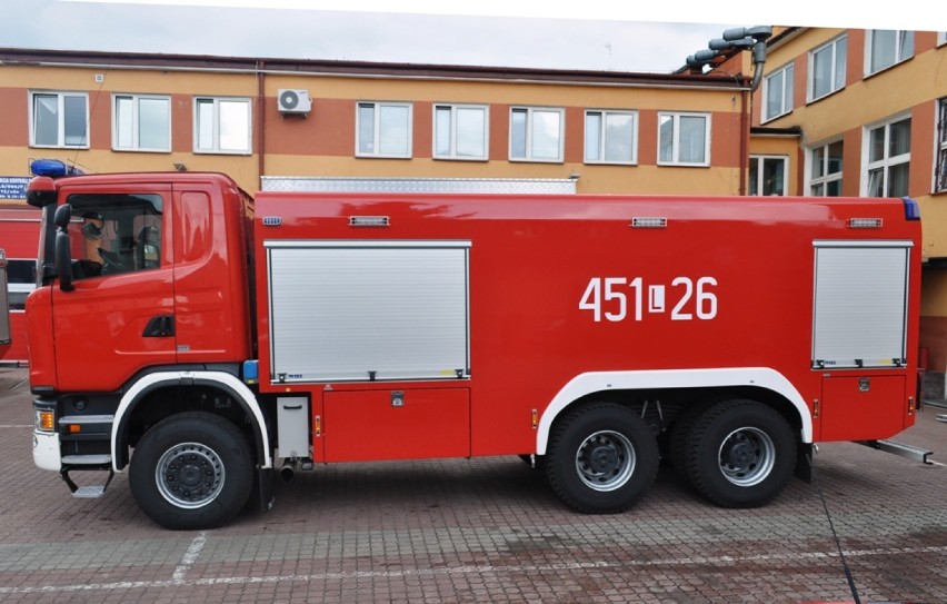 Strażacy z Lubartowa dostali nowy samochód gaśniczy