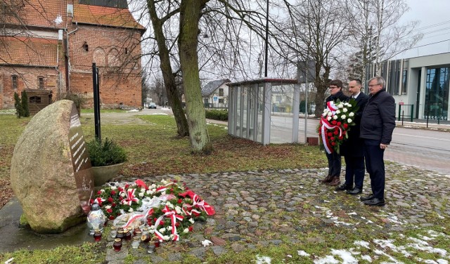 Elbląg. Solidarna Polska uczciła pamięć ofiar Marszu Śmierci z KL Stutthof.