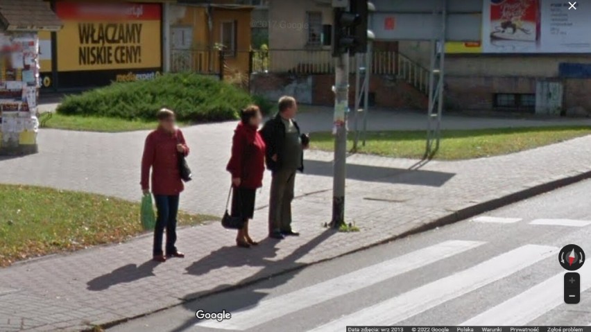 Mieszkańcy Międzyrzecza przyłapani na Google Street View.