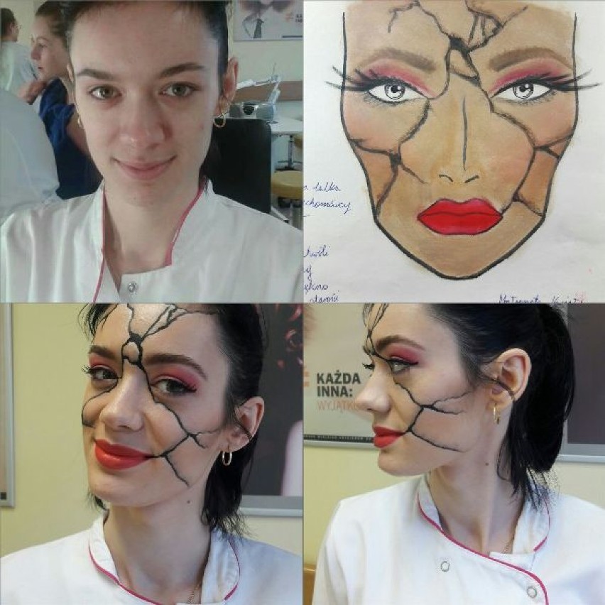 Zobaczcie i oceńcie makijaże artystyczne, które wykonały...
