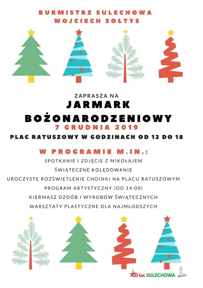 Sulechów: 7 grudnia - Jarmark Bożonarodzeniowy
Impreza...
