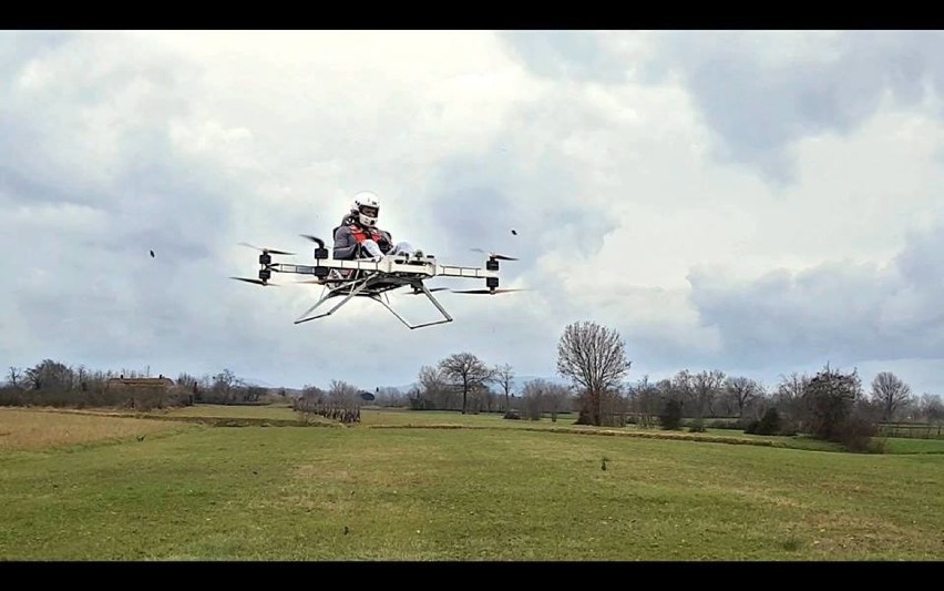 Pierwsze testy drona Jetson Aero Speeder odbyły się w lutym...