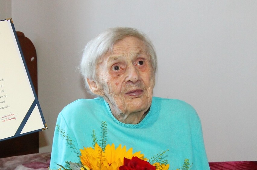 Maria Krystek z Perzyc - 102 lata i 19 dni