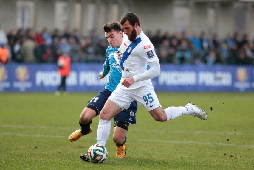 Błękitni Stargard Szczeciński - Lech Poznań 3:1