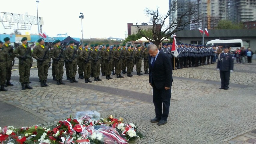 Starosta nowodworski Zbigniew Ptak na wojewódzkich obchodach...